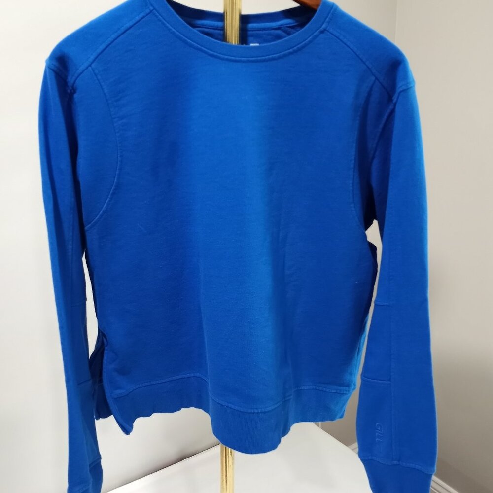 GILLZ COTTON POLYESTER ROYAL BLUE LONG SLEEV SWEATSHIRT MEN SIZE L
